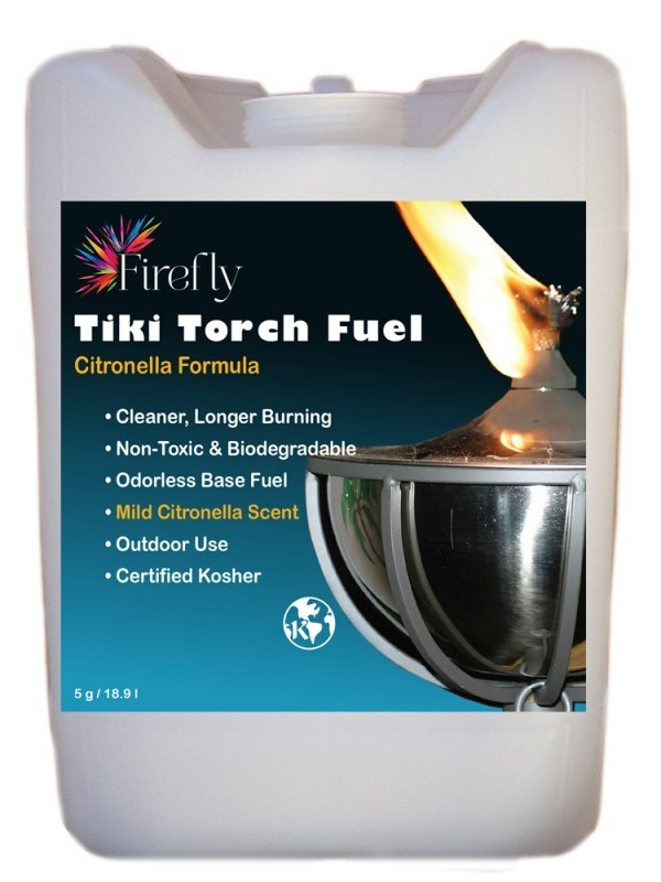 thumbnail image 2 of Firefly Citronella Tiki Torch Fuel – 1 Gallon, Odorless & Economical 2 of 5
